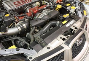 Subaru WRX STI Radiator Shroud - Perrin Performance - Black - `02-`07